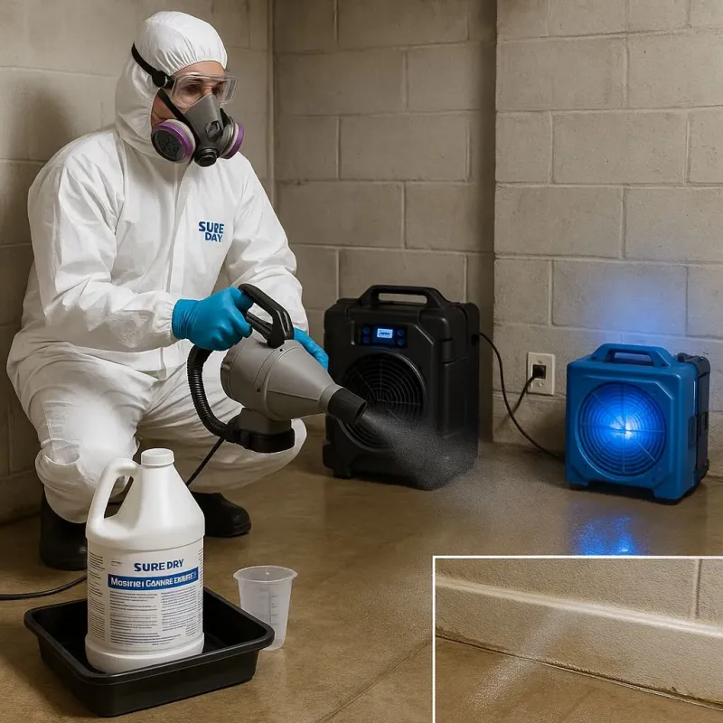 Sanitization and Odor Removal process in Winnie, TX